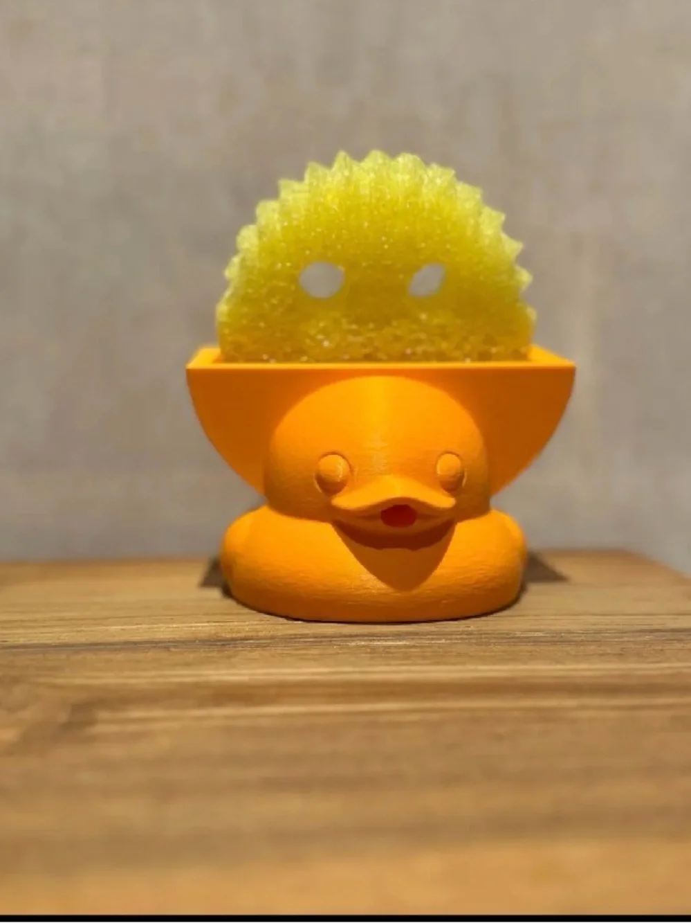 3D Printed Scrub Daddy Rubber Duck Sponge Holder